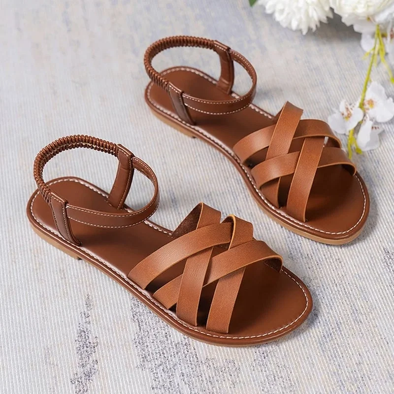 NEWEST -🌴 Summer  Flat Strap Sandals