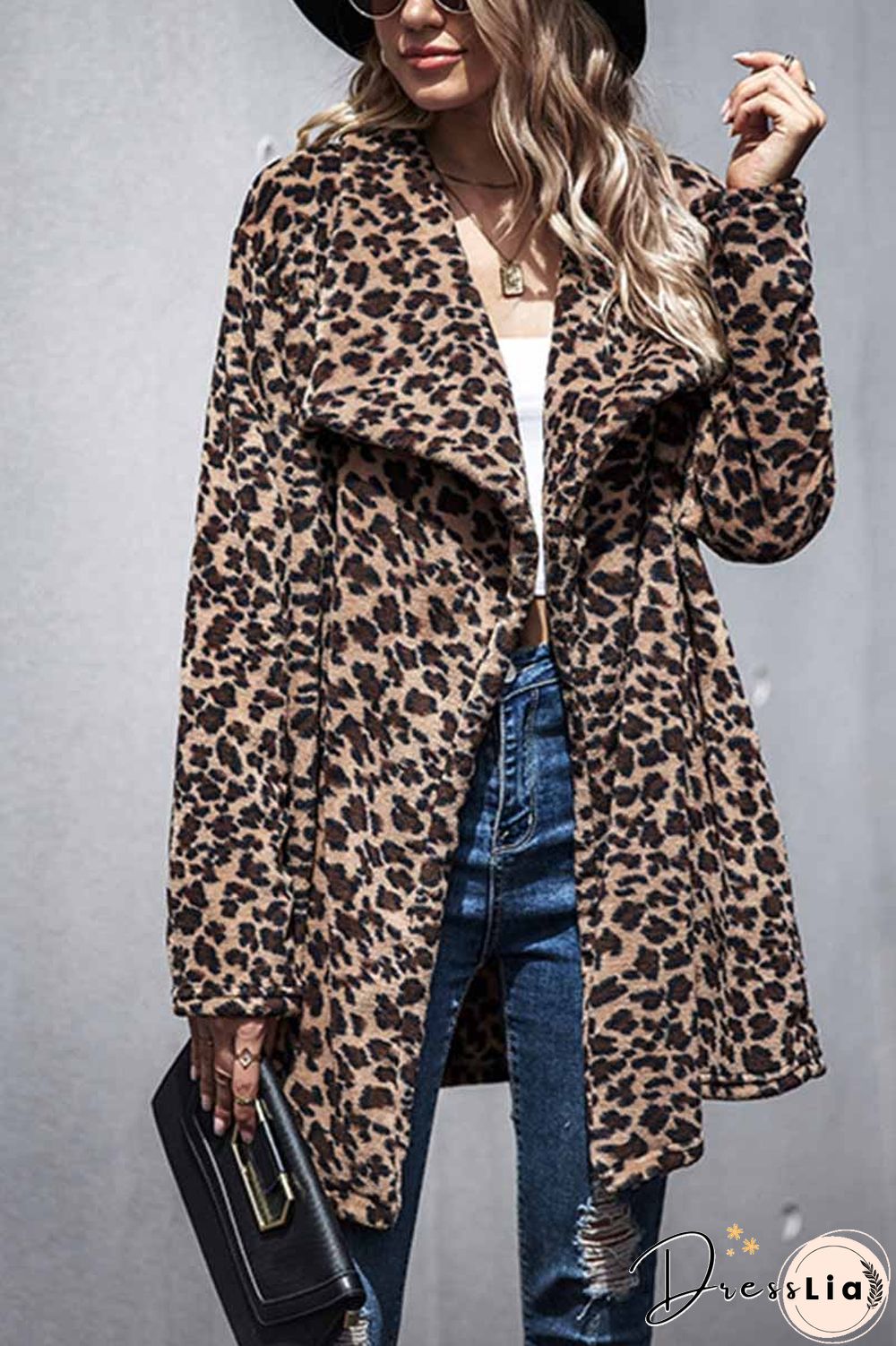 Sexy Leopard Long Coat