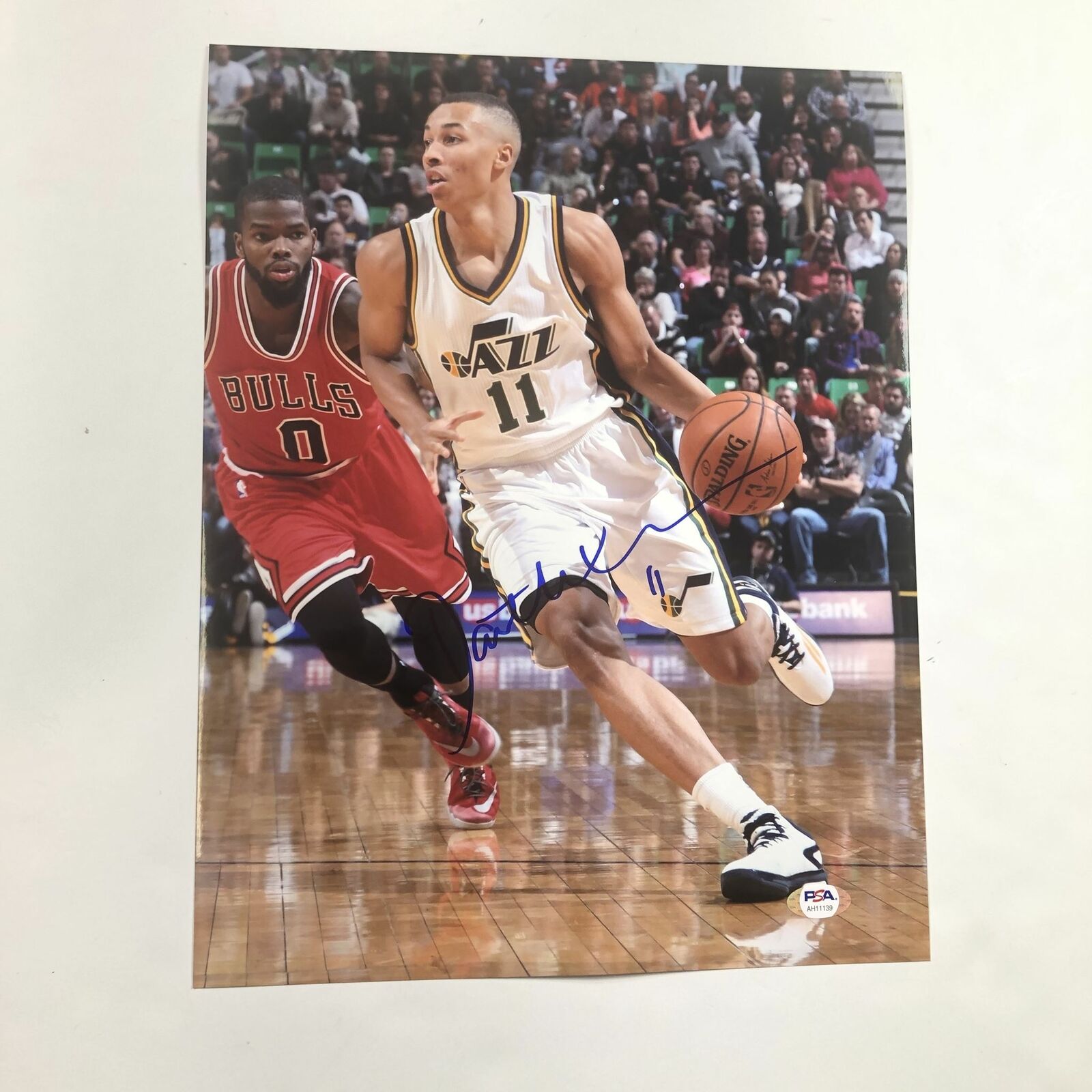 Dante Exum signed 11x14 Photo Poster painting PSA/DNA Utah Jazz Autographed