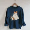 Women's Halloween Lace Ghost Princess Sweatshirt