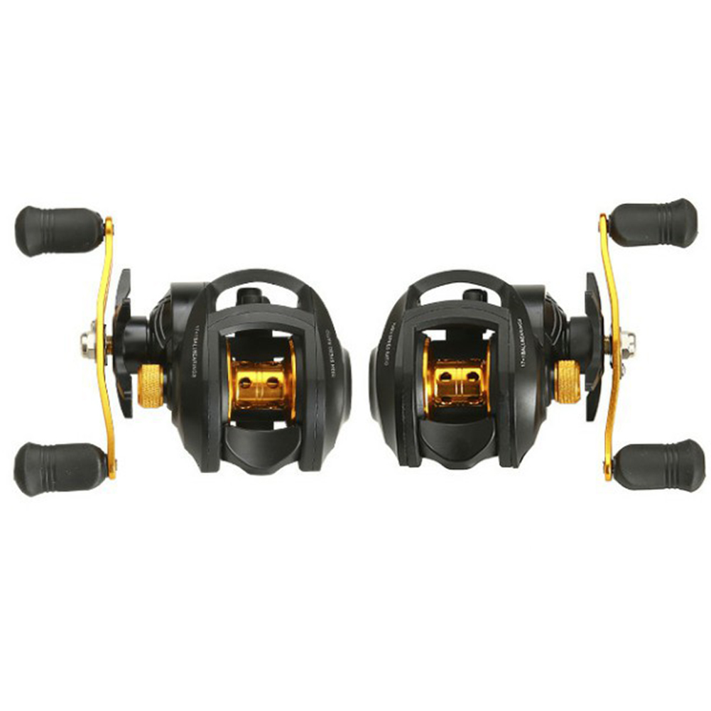 

Baitcasting Reel 7.2 1 High Speed 8kg Max Drag Reel for Ocean Fishing Wheel, Black gold left hand, 501 Original