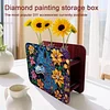 DIY Wolf Wooden Double Sided Desktop Flower Vase Diamond Art Kit