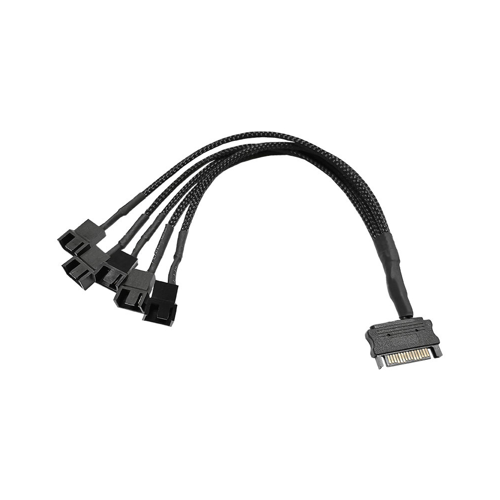 

SATA Power Cable PC Cooling Fan Splitter Hub Converter, 501 Original