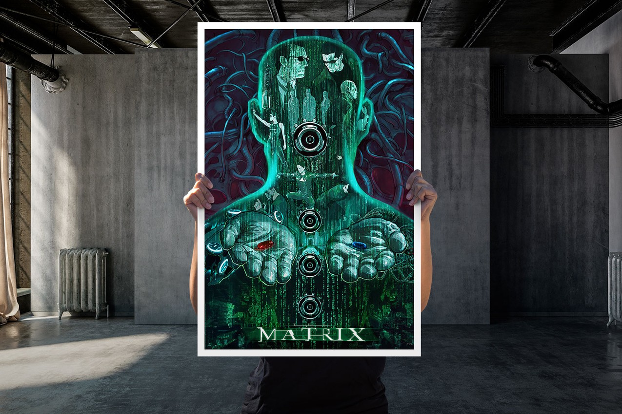 PRE-ORDER Sideshow The Animatrix The Matrix (502107U) Art Print by Richard Luong -