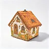 DIY 3D Diamond Painting Wooden Puzzle, Jigsaw Puzzle Diamond Art Holiday Party Xmas Decorations Hanging Kits