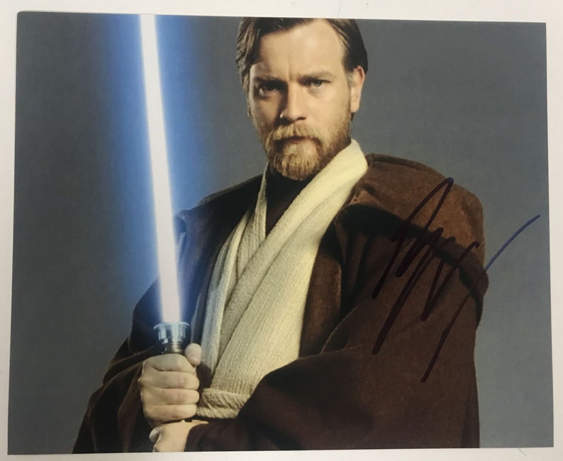 Ewan McGregor Signed Autographed Star Wars