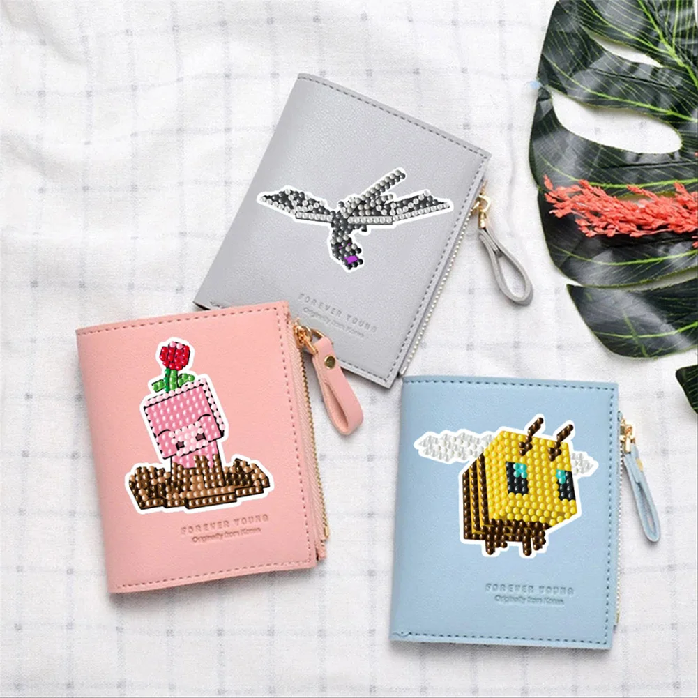 5D Diamonds Sticker Art Crafts Two Pieces Handmade Children Gifts