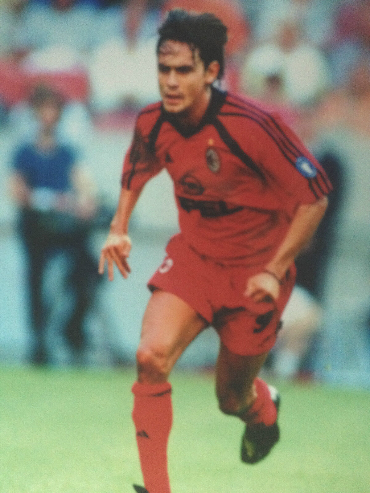 FILLIPPO INZHAGI - FORMER AC MILAN FOOTBALLER - SUPERB COLOUR Photo Poster paintingGRAPH