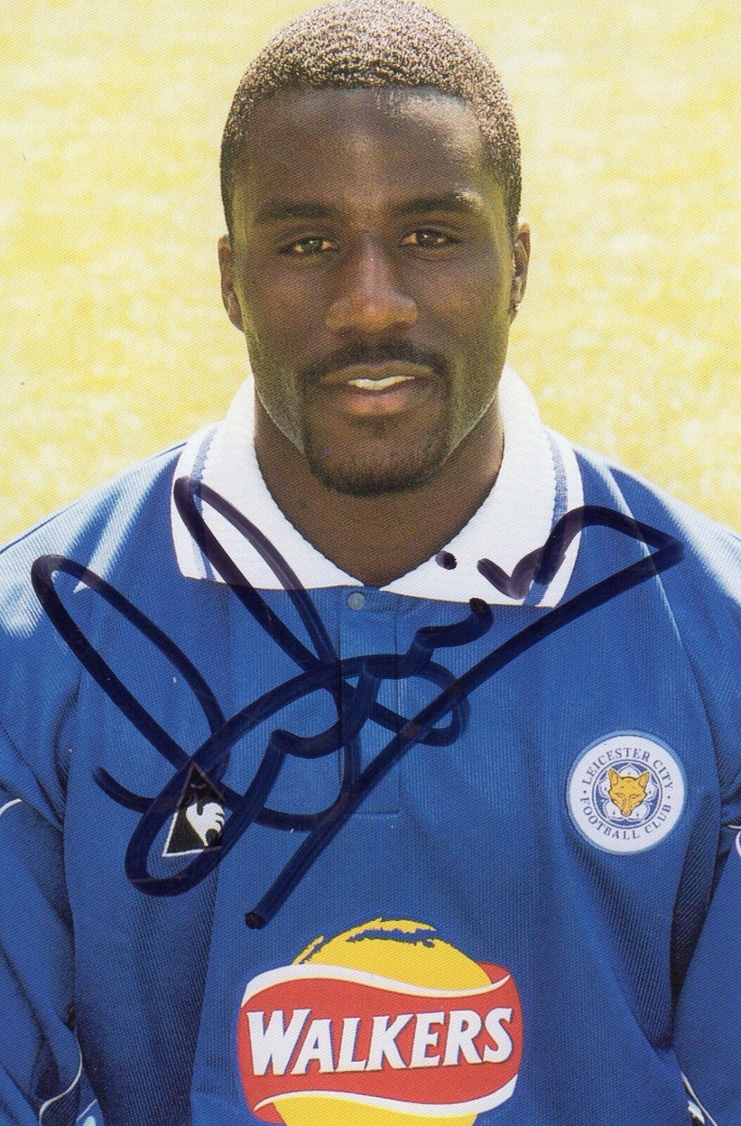 ADI AKINBIYI AUTOGRAPH LEICESTER FOOTBALL