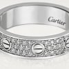 CARTIER LOVE WEDDING BAND, DIAMOND-PAVED