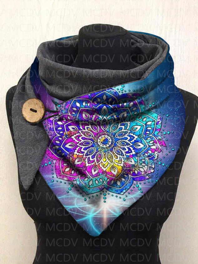 Feather 3D Printed Warm Fleece Casual Scarf And Shawl for Women Warm and comfortable Scarf