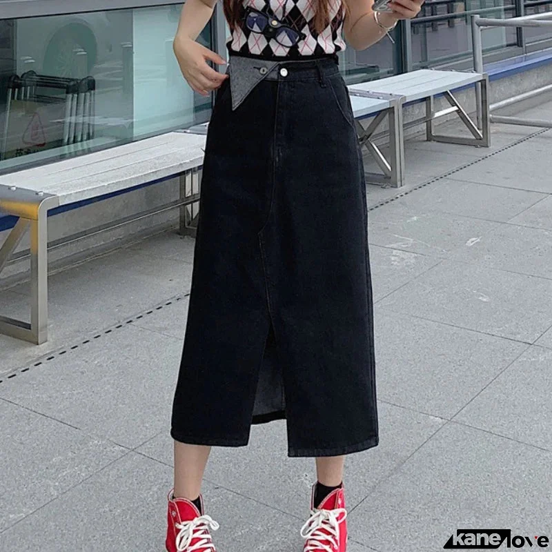 Women's Cotton Quick-Dry Solid Pattern Casual Wear Maxi Skirts