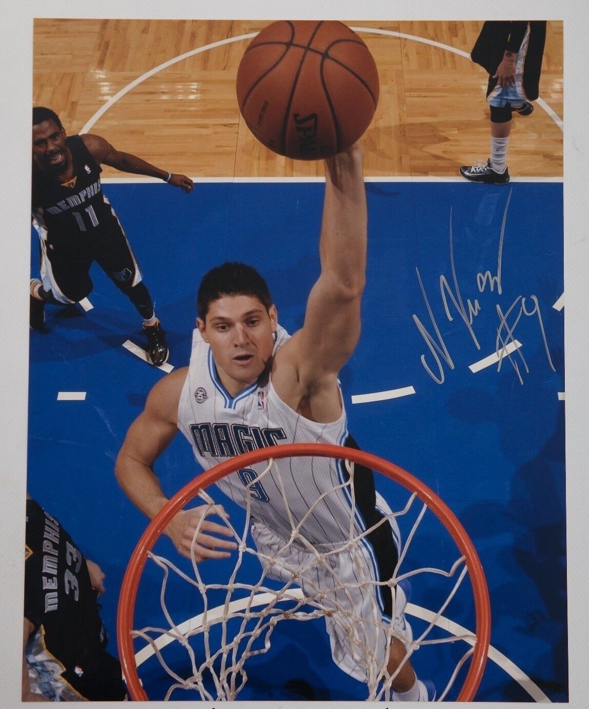 GFA Orlando Magic * NIKOLA VUCEVIC * Signed 11x14 Photo Poster painting N1 PROOF COA