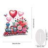 DIY Flower Train Acrylic Special Shape Diamond Painting Desktop Ornaments