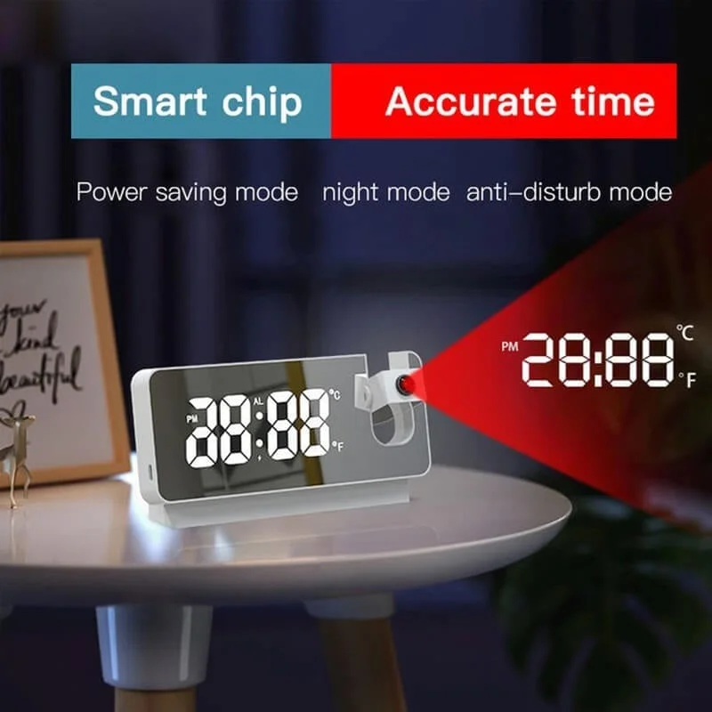Mirror projection alarm clock🔥🔥