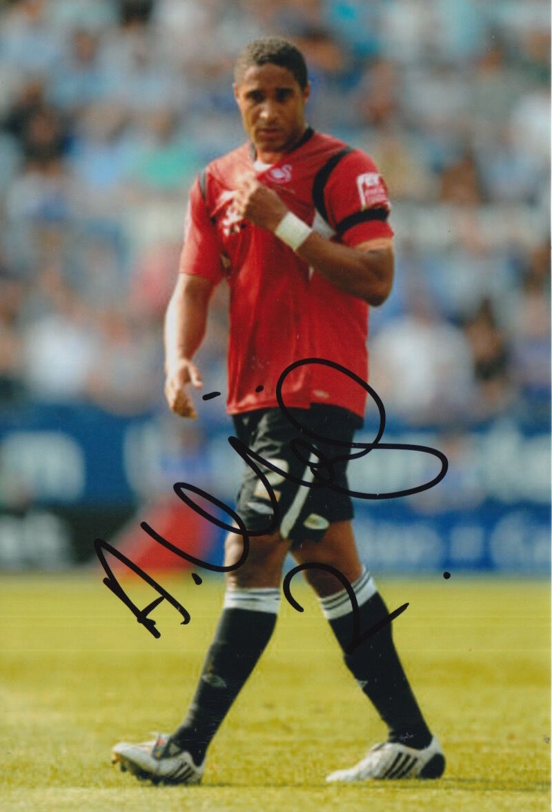 SWANSEA CITY HAND SIGNED ASHLEY WILLIAMS 6X4 Photo Poster painting 7.