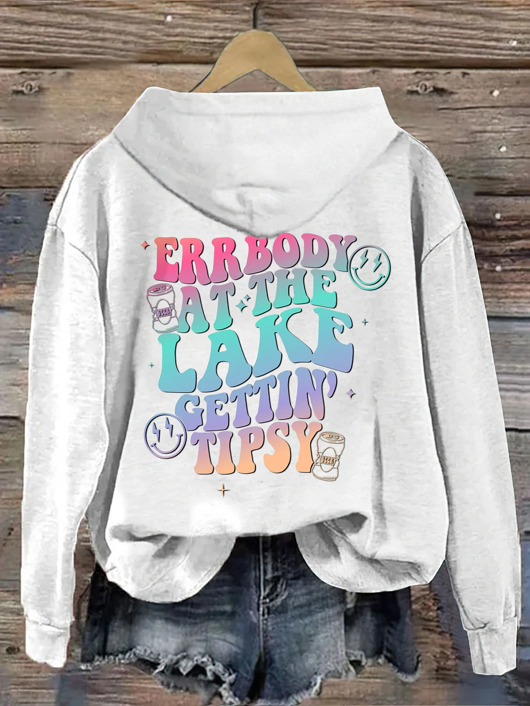Errbody At The Lake Gettin Tipsy Hoodie