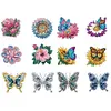 (US Local)Diamond Painting Car Aromatherapy Vent Clip Bling Air Vent Decorations (B)