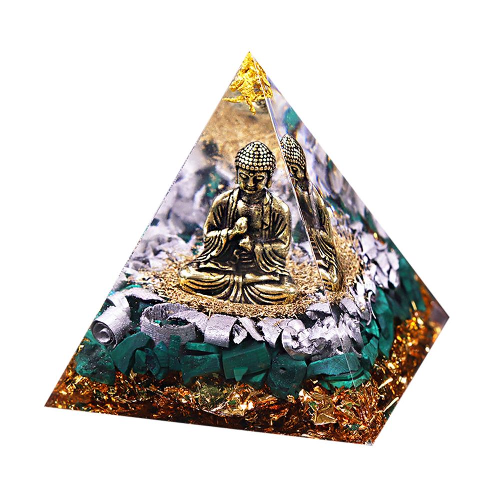 Natural Crystal Pyramid Healing Energy Meditation Home Office Decor (G)