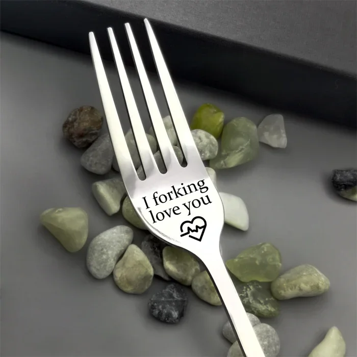 (🎅EARLY CHRISTMAS SALE - 48% OFF) Engraved Fork - Buy 4 GET EXTRA 20% OFF & FREE SHIPPING!