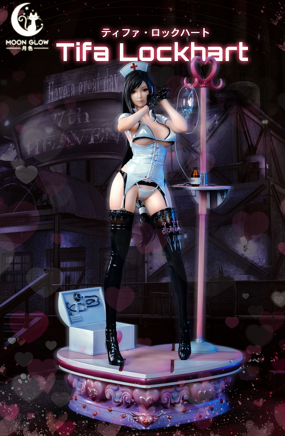 【IN STOCK】Moon Glow Studio Tifa Lockhart [Black] GK/Statue