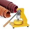 [US Local Warehouse] Circle Sampler Cutter for Film Paper Cloth 90x8MM Die Cutting Machine Manual Round Sample GSM Cut Machine for Fabric Rubber Leather Carpet Paper Foam