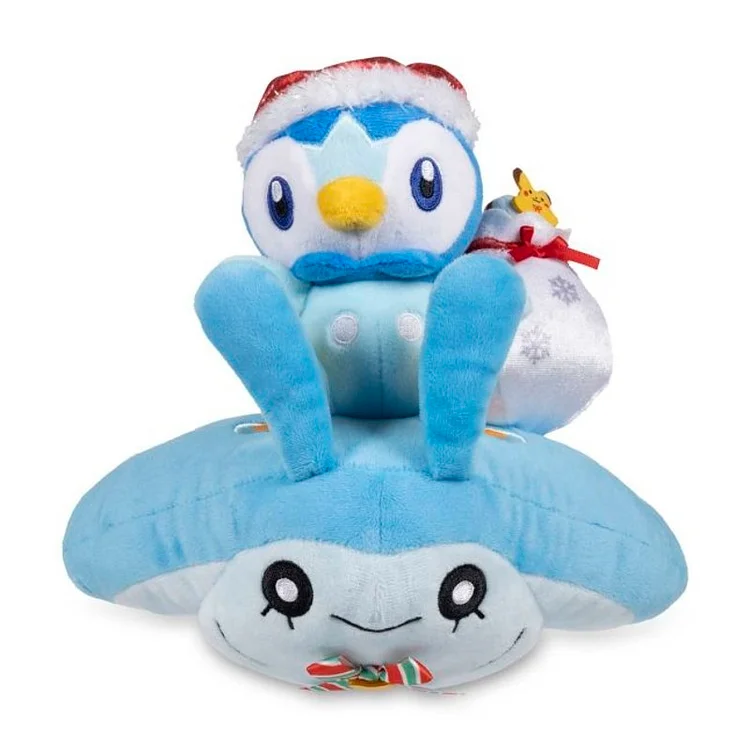 Pokémon Piplup & Mantyke Holiday Doll