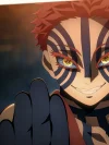 Smirking Akaza Decorative Painting - Demon Slayer: Kimetsu No Yaiba - Xingkong Studio
