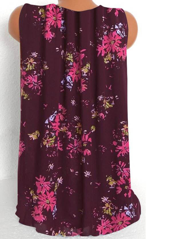 Women Half Sleeve V-neck Solid Color Dress