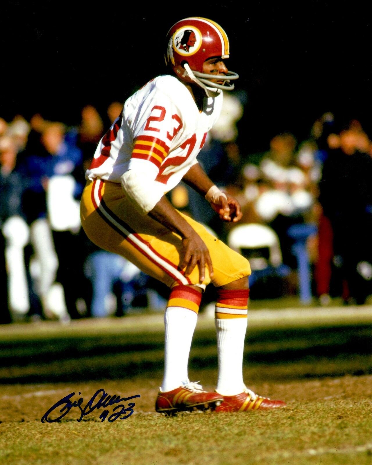 Signed 8x10 BRIG OWENS Washington Redskins Autographed Photo Poster painting - w/ COA