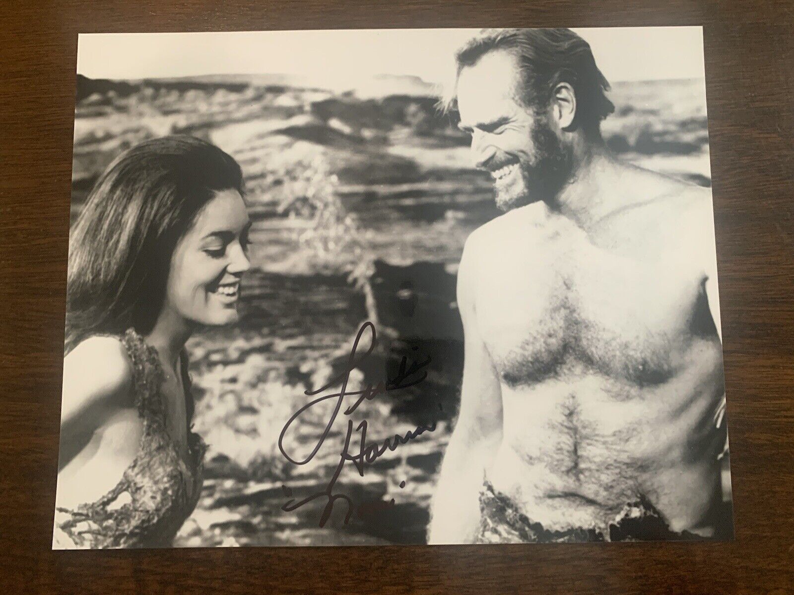 LINDA HARRISON Signed 8x10 Photo Poster painting Sexy Hot Rare PLANET OF THE APES Autographed