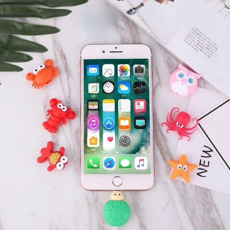 Usb Cable Protection Sleeve Cable Bite Animal Shape Bite Data Cable Protector Factory Direct Sales