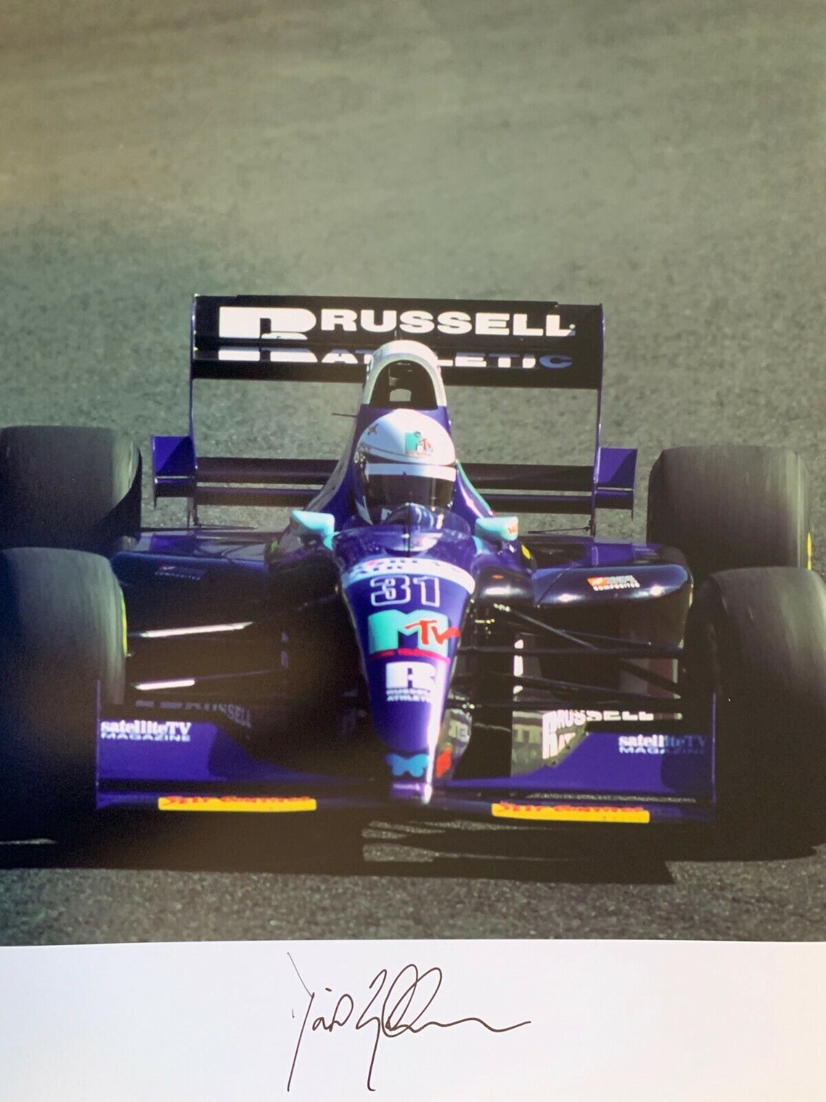 David Brabham Hand Signed 18x12 Photo Poster painting - Formula 1 Autograph - F1 4.