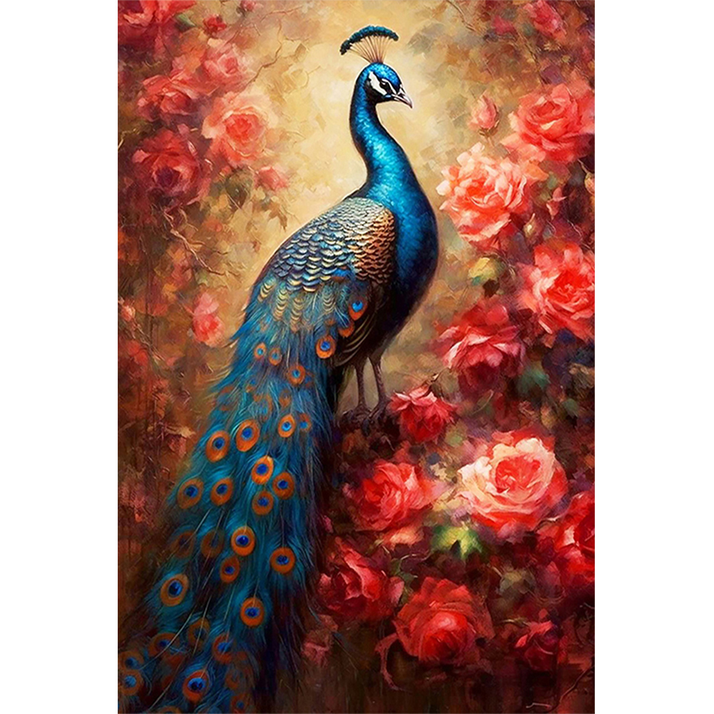 Peacock-Paint by Numbers-16"x24"/40*60cm