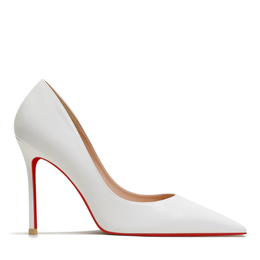 Red Bottom Matte Pumps High Heels Party Daily Women Shoes-MERUMOTE