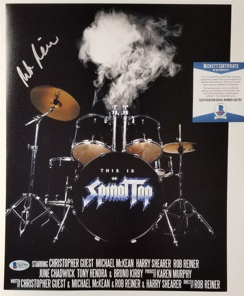 Director Rob Reiner signed This is Spinal Tap 11x14 Photo Poster painting (A) ~ Beckett BAS COA