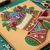 Christmas Stockings Framed Pearl Painting Kit 25x25cm for Adults