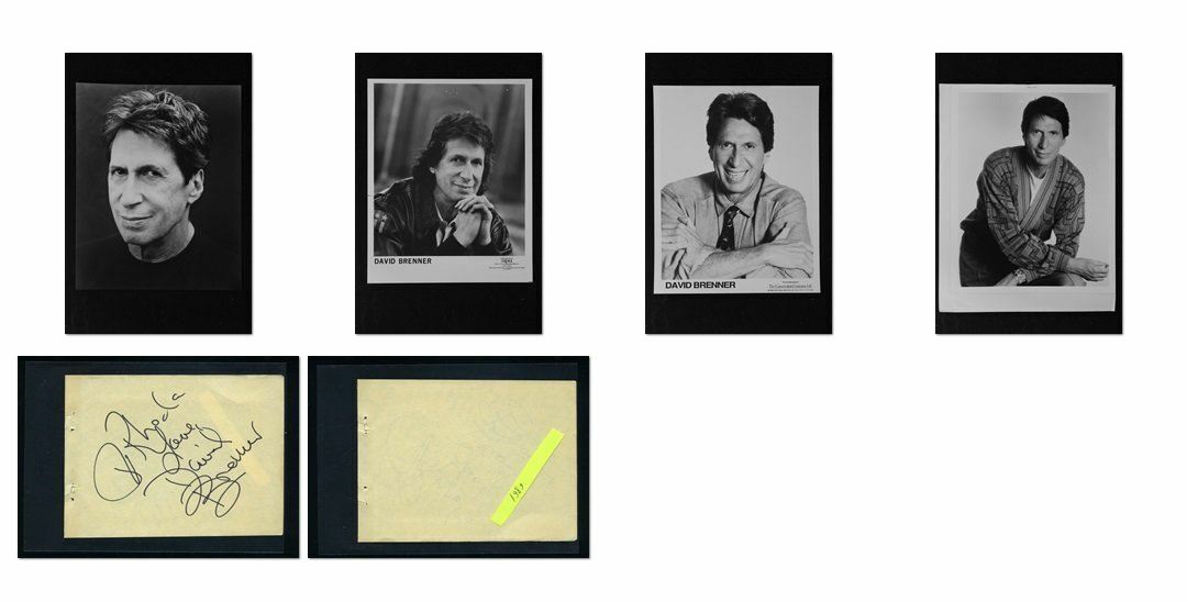 David Brenner - Signed Autograph and Headshot Photo Poster painting set - The Tonight Show