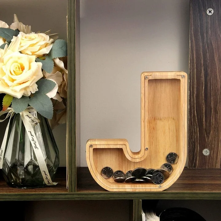 🔥Last Day Promotion – Piggy Bank-Wood Gift For Kids