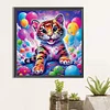 Diamond Painting-DIY Full Round Drill Balloon Tiger(40*40CM)