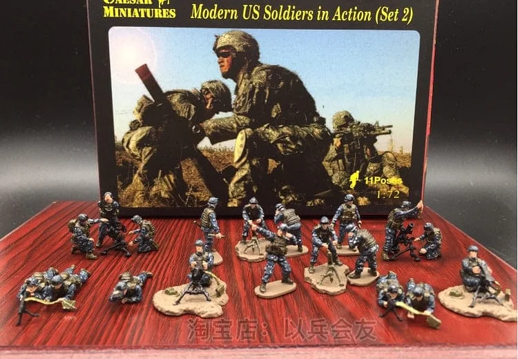 pornhint Pornhint Painted Caesar H094 Modern US Special Forces ACU Camo Size 1/72