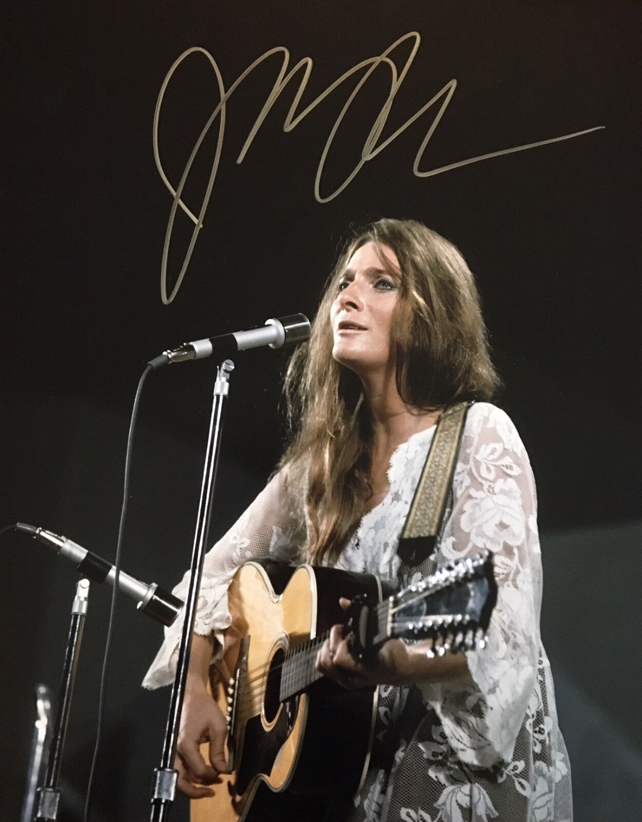 GFA Country Folk Legend * JUDY COLLINS * Signed 11x14 Photo Poster painting J2 PROOF COA