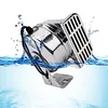 12V Stainless Steel Ships Horn with Base Bracket Marine Snail Electric Horns Waterproof Super Loud Car Horns for Speedboat Sailboats Yachts Car