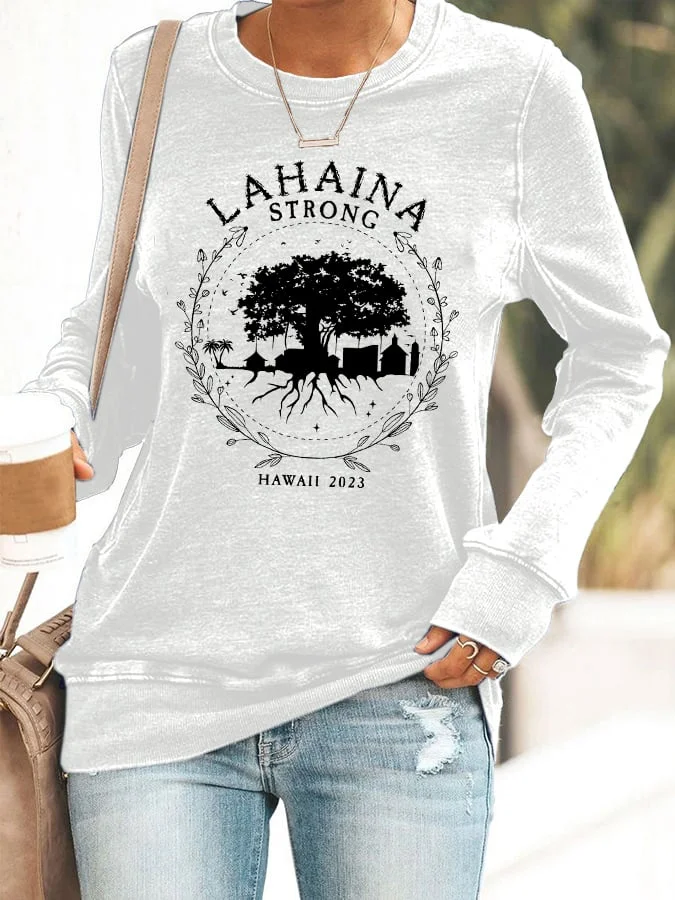 Women's Lahaina Strong Sweatshirt socialshop