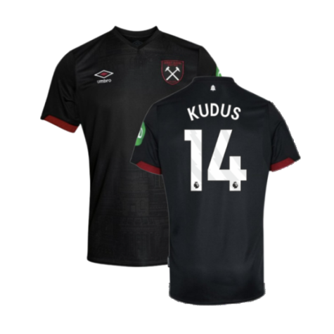 West Ham United Mohammed Kudus 14 Away Trikot 2024-2025