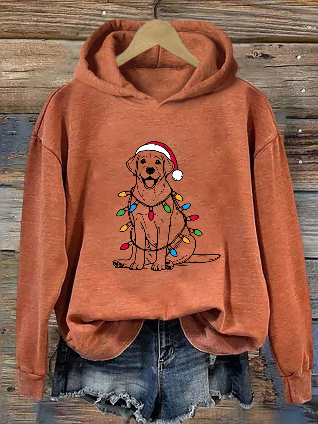Festive Labrador Christmas Hoodie