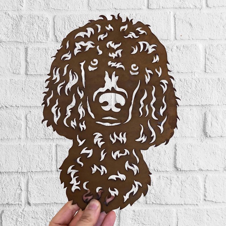 Standard Poodle Garden Art Sculpture