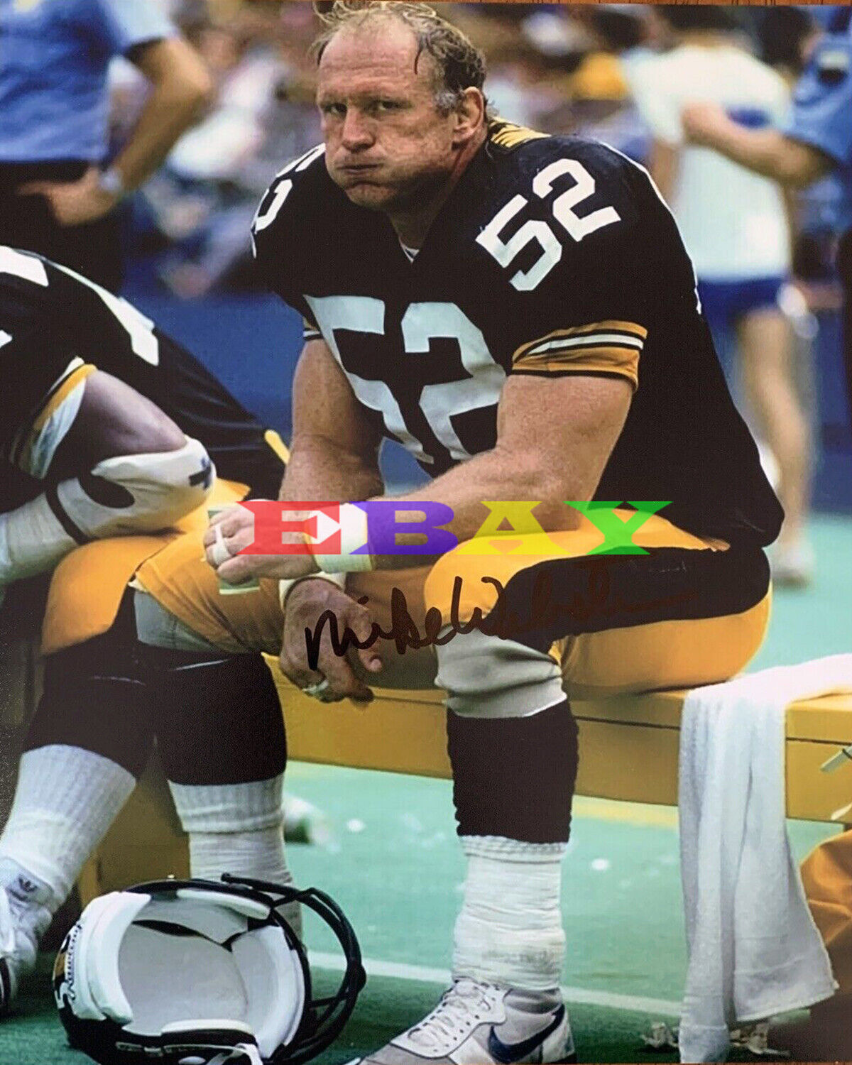 Mike Webster Pittsburgh Steelers Signed 8x10 Autographed Photo Poster painting Reprint