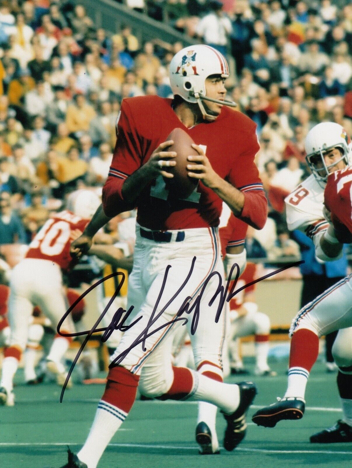 Joe Kapp #0 8x10 Signed Photo Poster painting w/ COA New England Patriots 031019