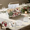 Forest Hut DIY Pearl Diamond Painting PU Cover Tissue Holder Kit Pearl Art Painting Decoration for Home & Gifts